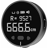 HomeMagician 324 Ft Electronic Digital Tape Measure with LCD Display Digital Ruler Rechargeable Small Smart Rolling Measuring