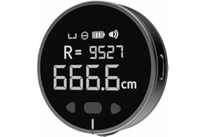 HOME MAGICIAN HomeMagician 324 Ft Electronic Digital Tape Measure with LCD Display Digital Ruler Rechargeable Small Smart Rolling Measuring Tool for Flat Curved Diameter Odd Shape Ideal Surprise for You