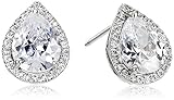 CZ by Kenneth Jay Lane Basic 4cttw Cubic Zirconia Pear-Shape Stud Earrings