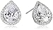CZ by Kenneth Jay Lane Basic 4cttw Cubic Zirconia Pear-Shape Stud Earrings