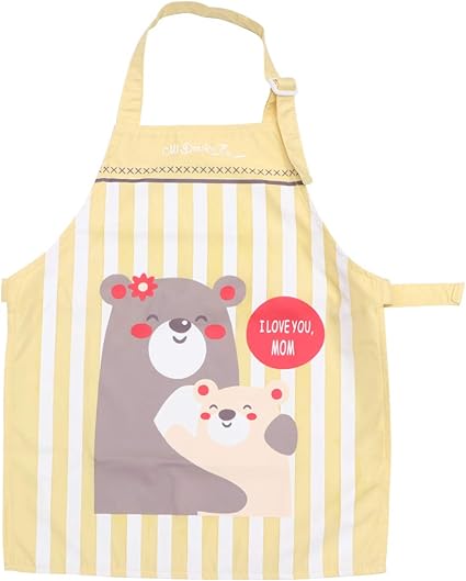 Nuobesty Delantales De Artistas Para Ninos 1 Pc 18 Delantal De Cocina Con Diseno De Oso De 3x15 Pulgadas Delantal De Manualidades Impermeables Delantal De Dibujo Para Cocina Aula Y Pintura Amazon Com Mx