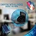 RFID Blocking and Phone Charging Wallet - 2 in 1 Anti RFID Credit Card Holder & Cellphone Battery Charger 5000mAh Power Wallet for Women and Men – Portable Phone Charger Power Bank