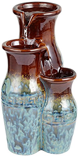 Mediterranean Jar 11 1/2" High Ceramic Tabletop Fountain - Thumbnail 2