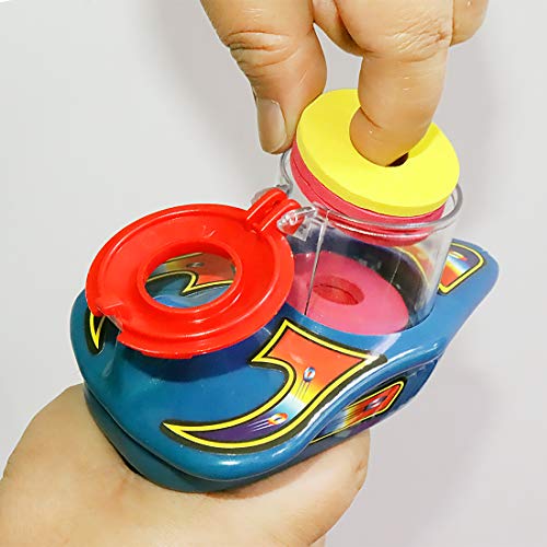 WEY&FLY Zip Shot Shooter Kids Disc Shooter Blaster with a 6-Dart Capacity, Gun Toy, Dazzling Toys - Thumbnail 2