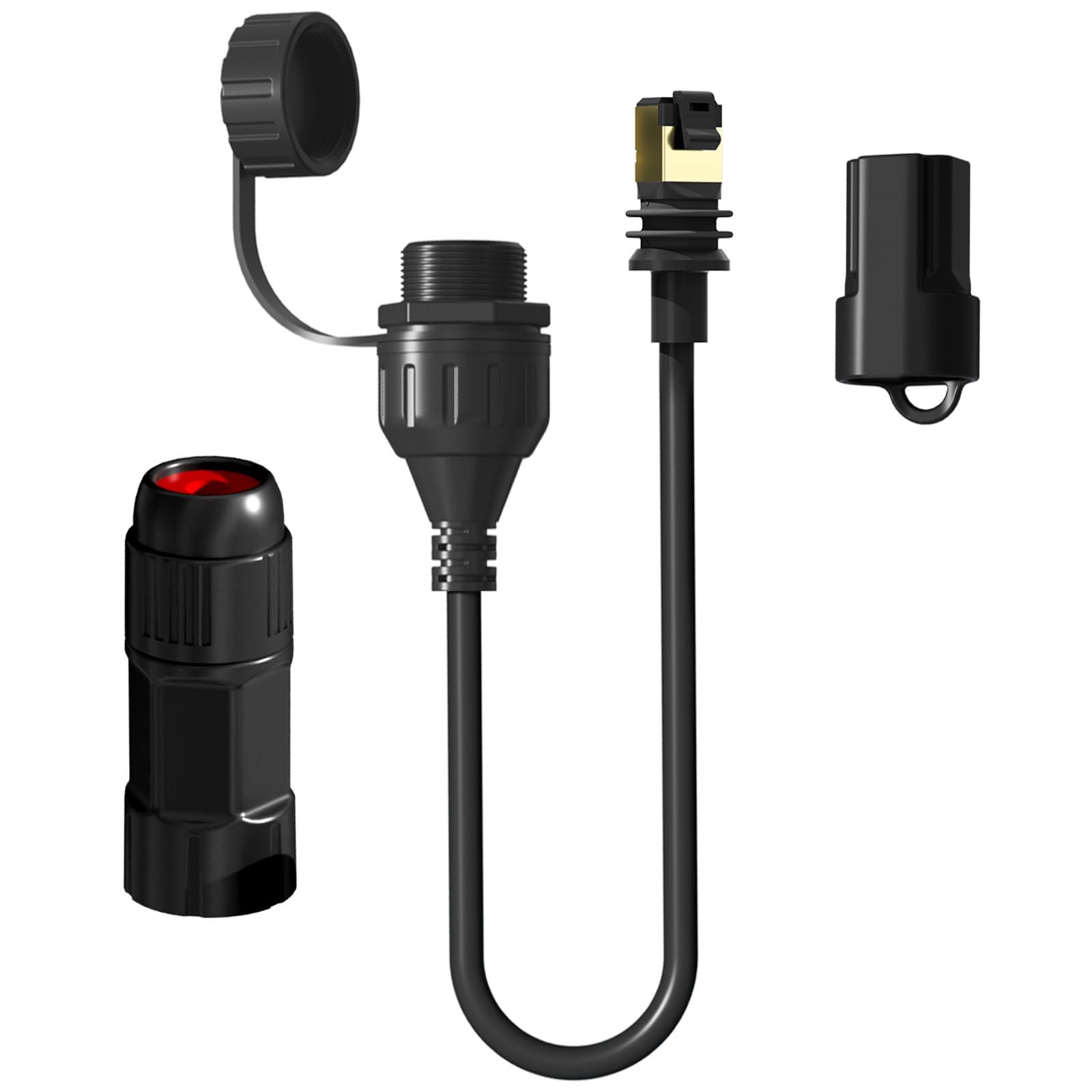 Photo 1 of BarBaren for Starlink Gen 3/Mini Ethernet Adapter, Starlink Gen 3/Mini Cable SPX to RJ45 Adapter Connector for V3 (Rev.4) Dishy and Router Waterproof-1 Pack