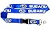 SUBARU Keychain Lanyard (Blue with Yellow Logo)