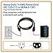 Tripp Lite Heavy Duty Computer Power Cord, 15A, 14AWG (NEMA 5-15P to IEC-320-C13), 3-ft. (P007-003),Black