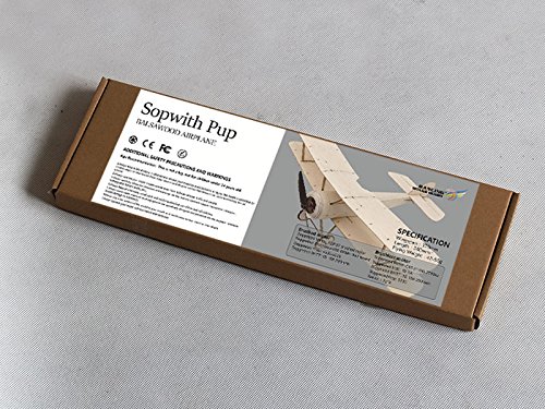 DW Hobby Micro balsa Laser Cutting Airplane Sopwith Pup (K0601) - Thumbnail 6