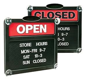 Amazon.com : Headline Sign - Double-Sided"OPEN" /"CLOSED