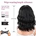 KRSI Women's Short Curly Synthetic Wigs With Air Bangs Natural Black/Brown Wigs for Black Women Heat Resistant Custom Cosplay Party Full Wigs 14inch