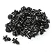 Fender Clips- 435 Pcs Fastener Rivet Clips Nylon Bumper Automotive Furniture Assembly Expansion Screws Kit Auto Body(Black, 435 Pieces+Remover+4 Screwdrivers+5 Cable Ties +20 Sponges)