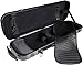 The String Centre Fiberglass Oblong Violin Case 4/4 Black