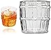 Whiskey Barrel Glass - Bonus Whiskey Recipes - Hand Blown - Novelty Cup for Scotch and Vodka - Drink Container