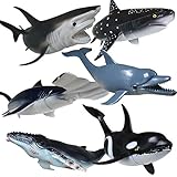 Shark Toys Figures,Large Ocean Animals Toys,Realistic Design Shark Replica