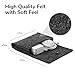 GMYLE MacBook Pro 13 Case 2019 2018 2017 Release A2159/A1989/A1706/A1708, Plastic Hard Shell Cover, Storage Bag Travel Pouch, Keyboard Cover Set Compatible Newest Mac Pro 13 Inch – Black