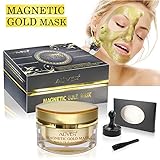 AL'IVER Magnet Mask Gold Luster Magnetic Face Mask Mineral-Rich Anti-stress Moisturizing Anti-aging Pore Cleansing 50 ml