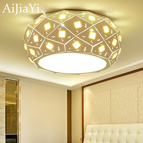 BGmdjcf Creative Led Ceiling Light Minimalist Modern Master Bedroom Light And Welcoming Restaurant Light Iron Suction Lift The Living Room Lamps , Ceiling 52Cm36W) Gik Dimming - The Remote Control