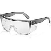 BEASVFE Transition Photochromic Safety Glasses For Men Women Wrap Around Safety glasses with Anti bluelight UV Protection