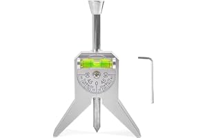 QZQUFJ Pipe Center Finder Punch Tool and Marker Tool for Pipes 1/2" and Larger, Pipe Locator Level, Flange Wizard Center Finder - Upgraded Design for Accurate Pipe Diameter Measurement and Marking