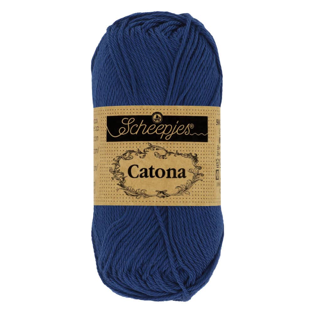 Scheepjes - Scheepjes Catona 527 Midnight Yarn - 1x10g