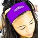 16-in-1 Headband (1-Pack) - 16+ Original Styles Headwear - Sports Band, Bandana, Neck Gaiter, Mask, Helmet Liner (Purple)