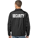 Cold Harbor Service and First Responders Coach Jacket Collection One Event Staff Windbreaker Police Security Constable