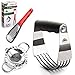 Stainless Steel Pastry Cutter Set Professional - Dough Blender and Biscuit Cutters - Dough Whisk - Perfect as a Pie Crust Cutters or Butter Slicer - Dumpling Ravioli Maker