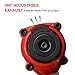 PowRyte 18 Gauge 2-in-1 Air Brad Nailer/Narrow Crown Stapler with Tool-Free Jam Release Mechanism