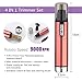 Nose Hair Trimmer,4 in 1 Upscale Red Lady Shaver Bikini Trimmer Facial Ear Beard,Sideburn Eyebrow Grooming More Durable and Powerful Than USB Charged For Men&Women