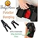 BodyMoves Kid's Hinged Knee Brace Support Plus Hot and Cold Ice Pack (Sporty Black)