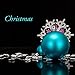 AMS 2.36''/60mm 24ct Christmas Balls Hollow Out Carved Tree Pendants Shatterproof Ornaments Seasonal Decorations for Wedding,Halloween,Party(Turquoise)
