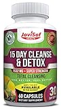 Jovisof Health® Cyber Week Sale! 15 Day Natural Colon Cleanser & Detox, Detoxify Pills, Constipation Relief, Probiotic Capsules for Digestive Health to and Well Being