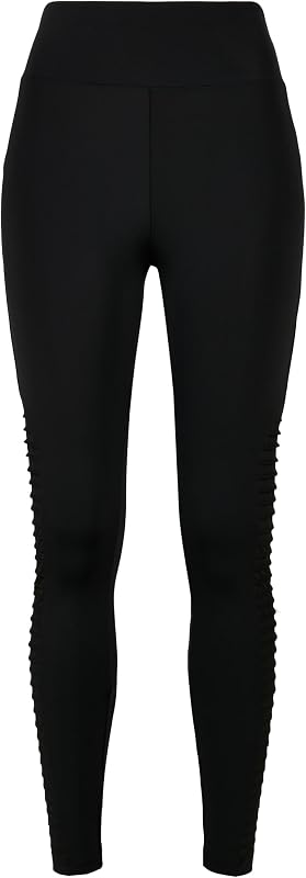 Legging Taille Haute Biker Tech Mesh pour Femme, Noir, XL