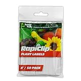 Luster Leaf Rapiclip 4-Inch Garden Plant Labels - 50 Pack 827