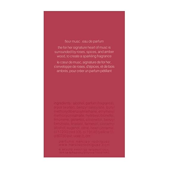 narciso rodriguez for her fleur musc eau de toilette
