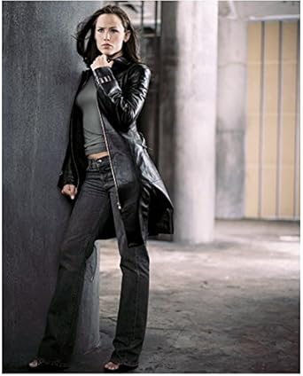 grey jeans black leather jacket