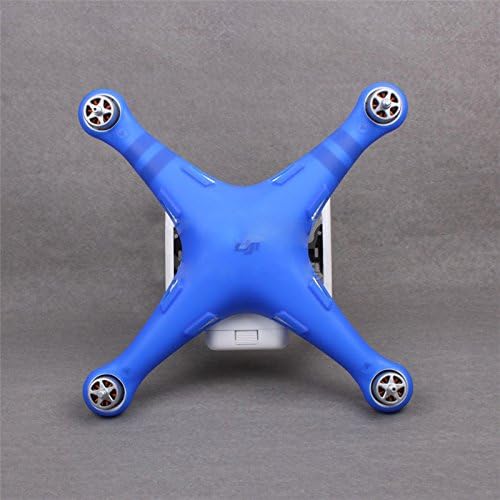 Durable Quadcopter Body Case Cover Silicone for DJI Phantom 3 Drone Accessory (1 PC Blue)