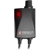 Gerbing 12V Single Zone Temperature Controller for Jackets, Vests, Trousers, Socks &ndash; UL Listed Safe Wires &amp; Easy-to-Use Knobs &ndash; Digital Temperature Controller with 10 Level Temp. Control Feature