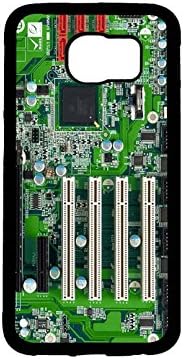 Samsung Galaxy S7 Edge Rubber Skin Phone Case By InfoposUSA Computer Motherboard