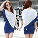 Chiffon Short Batwing Sleeve Mini Dress