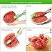 Watermelon Slicer,Neworld Stainless Steel Watermelon Cutter Knife Corer Fruit Vegetable Tools new Kitchen Gadgets with 2 Cantaloupe Fruit Slicer