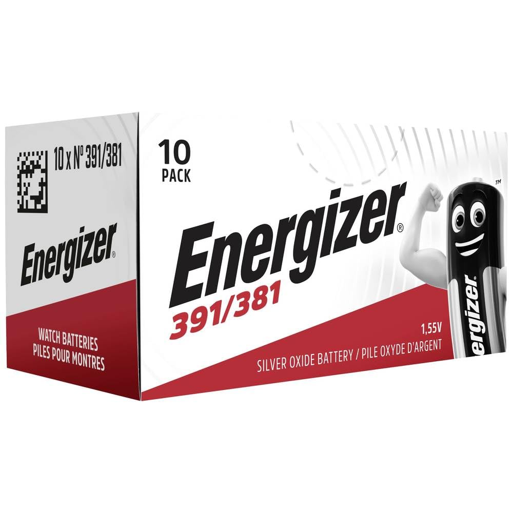 Energizer SR 391/381 Silver Oxide Button Cell Battery