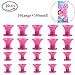 OR Pure 10pcs Hair Curlers Magic Hair Care Roller No Clip Soft Hair Style Roller (Pink)