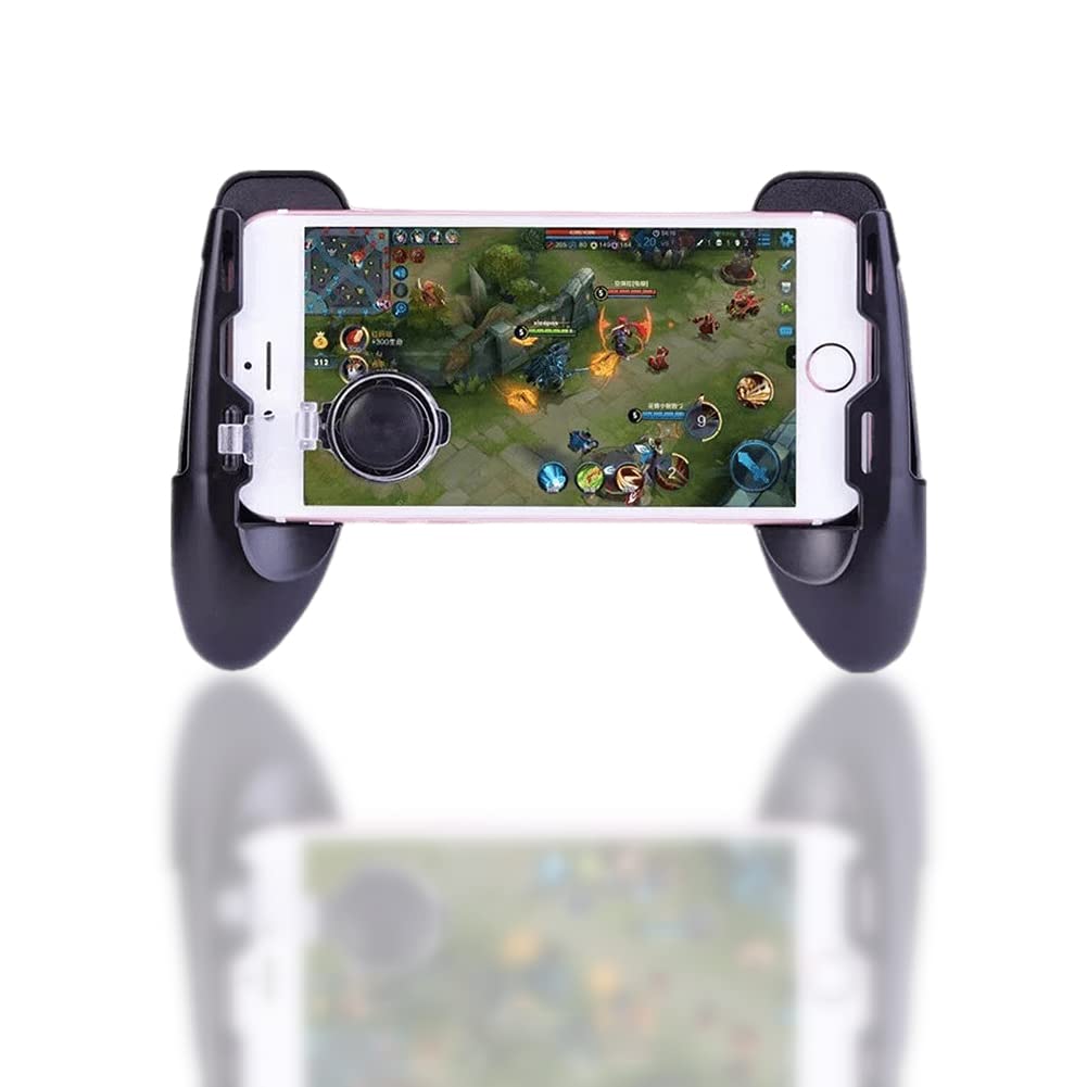 Joystick Grip Game Controller for 4.5-6.5 Inch Mobile Phones, Universal Gamepad Holder With Extra Replace Button, Ergonomic Design