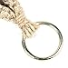 Newcomdigi Macrame Plant Hanger Indoor Outdoor Hanging Planter Basket Jute Rope 4 Legs 40 Inch