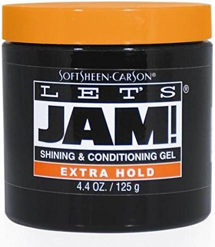 Lets Jam Condition and Shine Hair Gel, Extra Hold 125 g/4.4 oz by Let's Jam