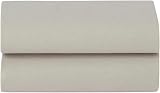 Snuz Bedside Crib Fitted Sheets 2 Pack Grey 44x80cm Jersey Cotton