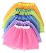 Kangaroo 5 Pcs Fairy Princess Tutu Ballet Layered Tulle Skirts for Girls I Perfect for Christmas Dance Costume Dress Up Birthday Party I Multicolor Skirt Set