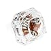 Midafon White LED Rings - 24 Pack Light Up Flashing Plastic Diamond Kids Play Rings