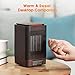 Homasy Portable Space Heater, 950W Mini Personal Heater Oscillating with 2 Seconds Heat -up, Auto Shut Off Protection, 3 Adjustable Modes Perfect for Office, Indoor, Bedroom, Desk